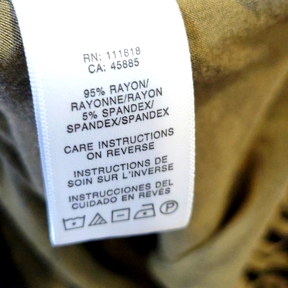 Michael Kors Bushed Tiger Camouflage Stripe Dress Size Small - Picture 10 of 12